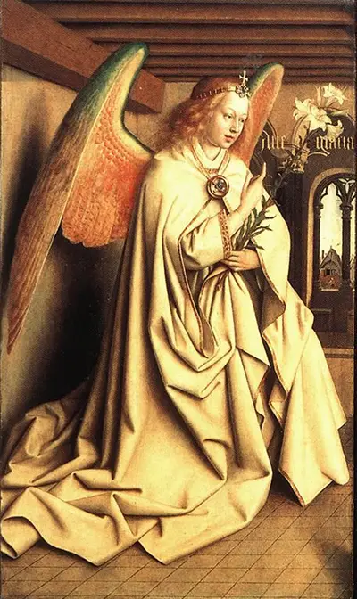 Angel Annunciate (Ghent Altarpiece) Jan van Eyck